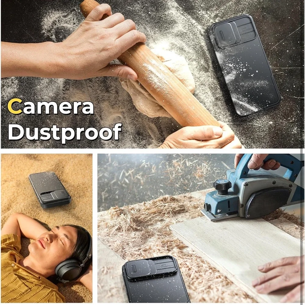 Humixx for iPhone 15 Pro Case Magnetic with Camera Cover